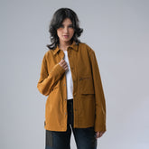 Cardinal Kemeja Alter Lengan Panjang Overshirt Pria EL007J03B